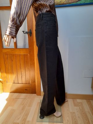 Jeans zw colletion slim tiro alto ZARA 