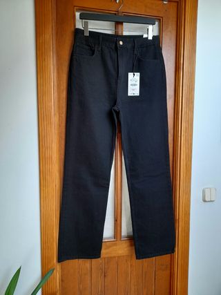 Jeans zw colletion slim tiro alto ZARA 
