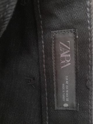 Jeans zw colletion slim tiro alto ZARA 