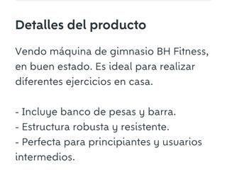 Máquina musculación BH Nevada Plus G119XAVE