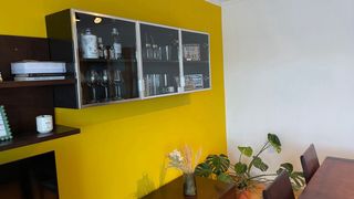 Conjunto comedor madera - marrón