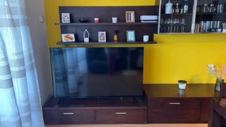 Conjunto comedor madera - marrón