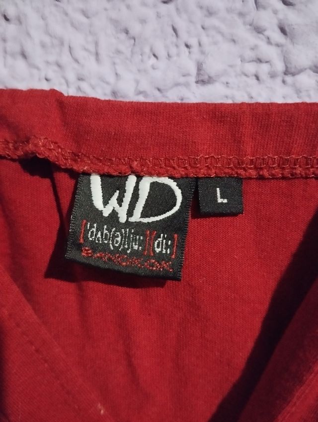 Vestido rojo estampado