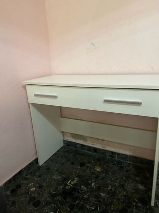 Escritorio blanco - 1cajon
