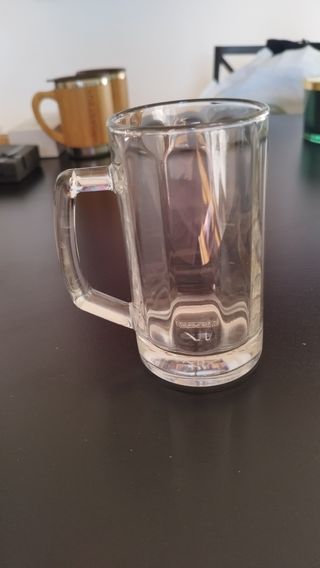 2 Boccali Birra - Vetro Trasparente