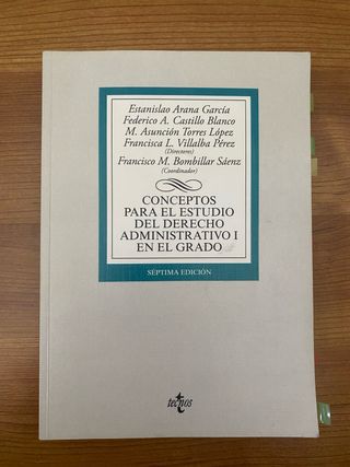 Conceptos para el estudio del Derecho administr...