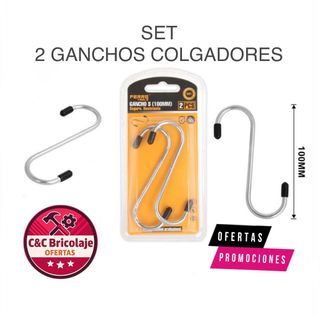 Parkside 2 Ganchos Colgadores 100mm