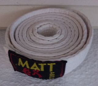 Cinturón Karate Blanco MATT