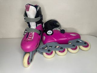 Patines Oxelo niña, rosa T. 28-30.