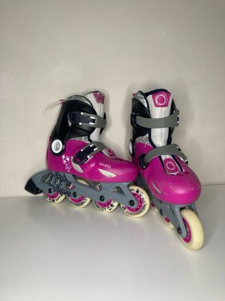 Patines Oxelo niña, rosa T. 28-30.