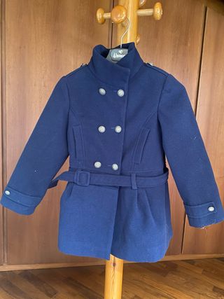 Cappotto blu bambina