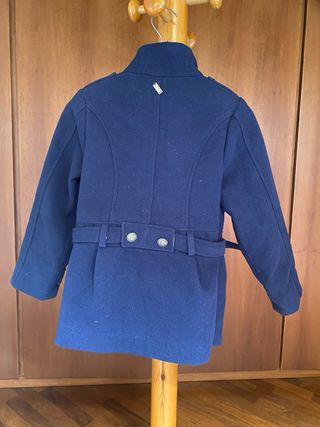 Cappotto blu bambina