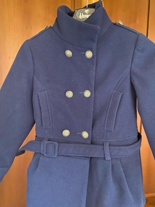 Cappotto blu bambina