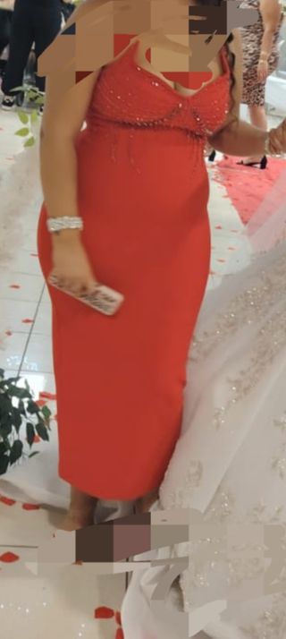 Vestido rojo fiesta