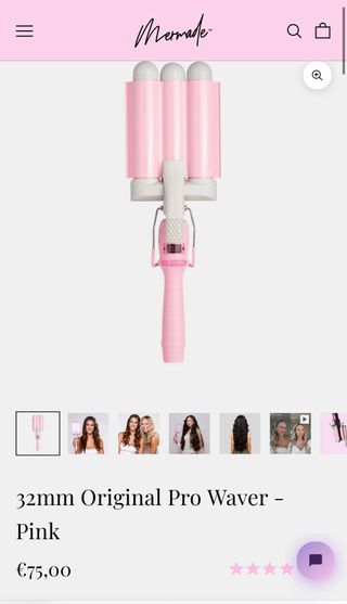Mermade Pro Waver Pink - Piastra capelli