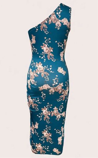 Vestido azul estampado - Talla S