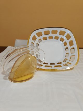 Set Guzzini: porta tovaglioli + frutta