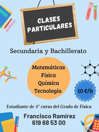 Clases de repaso para secundaria y bachillerato.