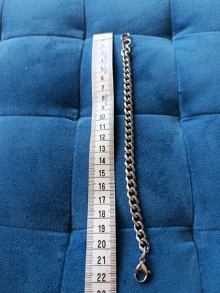 Pulsera acero hombre - 22cm