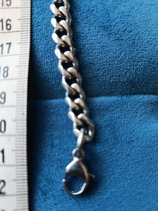 Pulsera acero hombre - 22cm