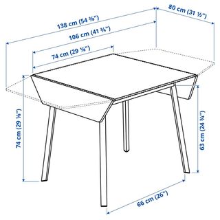 Mesa de comedor extensible