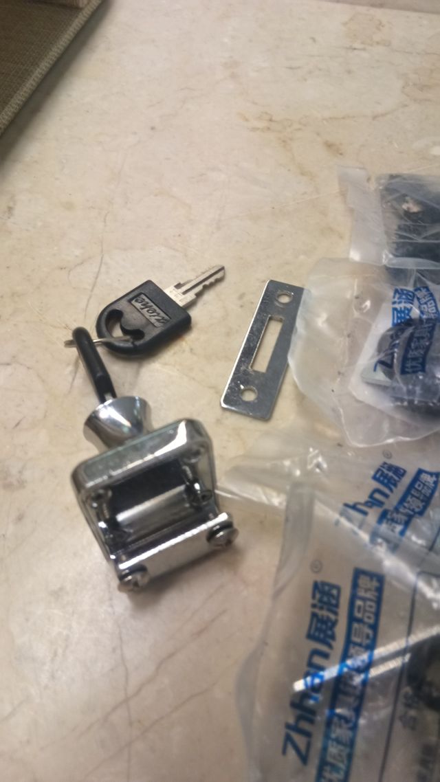 Cerraduras para vitrina - 5 uds