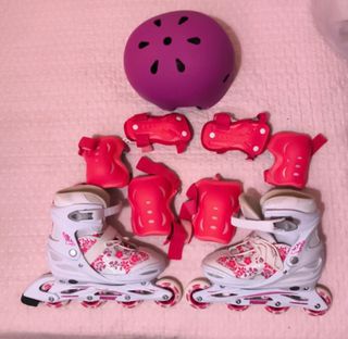 Patines en línea infantiles + protecciones