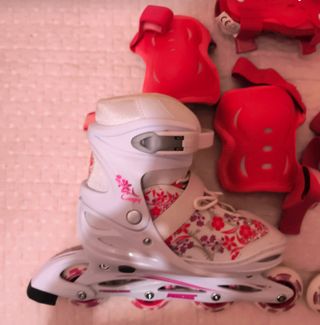 Patines en línea infantiles + protecciones