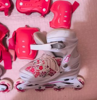 Patines en línea infantiles + protecciones