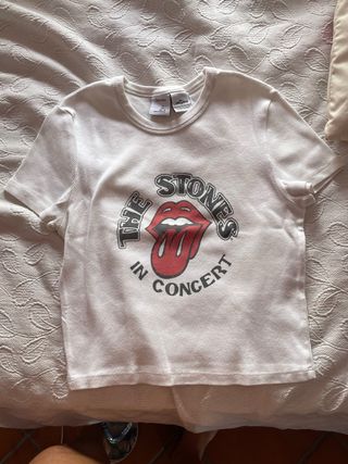 Camiseta Bershka The Rolling Stones S