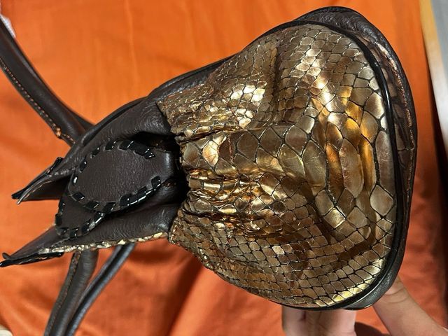 Bolso Cromia piel serpiente
