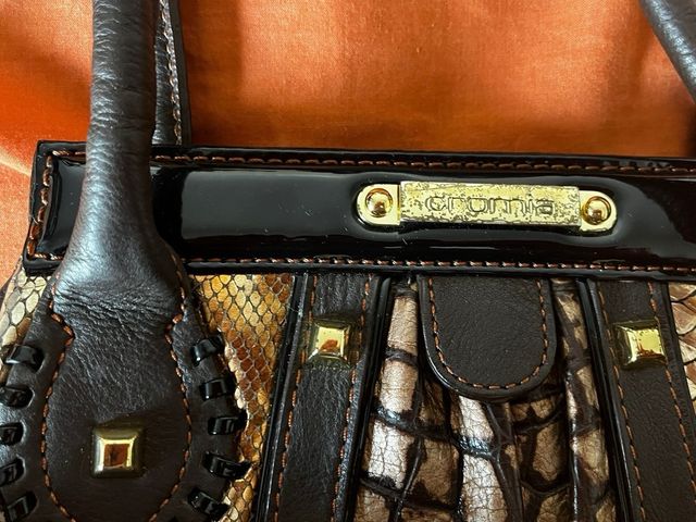 Bolso Cromia piel serpiente