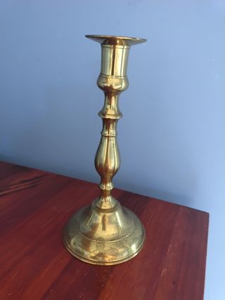Candelabro antiguo dorado