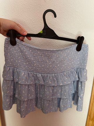 Mini falda azul Primark