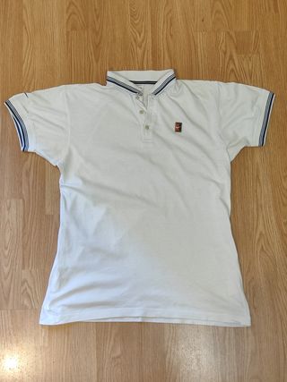 Polo Nike blanco vintage