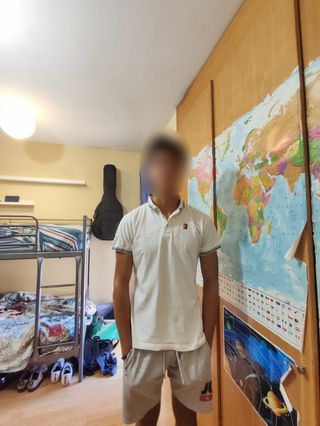 Polo Nike blanco vintage