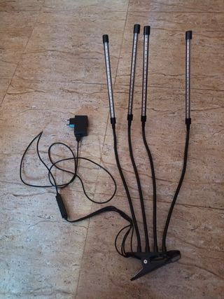 Lampara cultivo LED 5 brazos