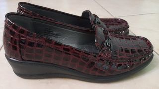 Scarpe donna mocassini Tatoo Comfort bordeaux n.38