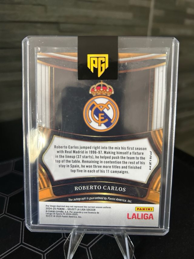 Carta Roberto Carlos Auto Select  Real Madrid