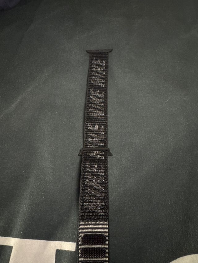 Correa Apple Watch Nike 42/44/45/49mm - Negra/Gris