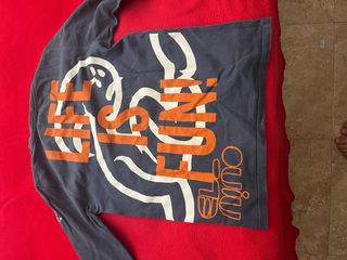 Camiseta El Niño M - Gris/Naranja