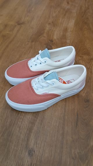 Vans Era: Zapatillas Rosa y Blancas