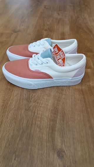 Vans Era: Zapatillas Rosa y Blancas