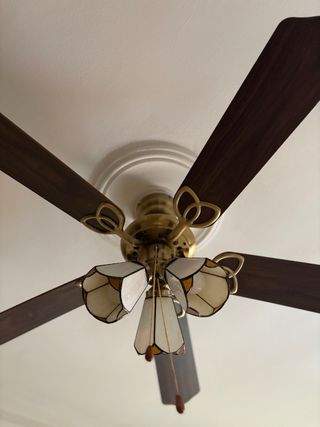 Ventiladores techo madera 5 aspas