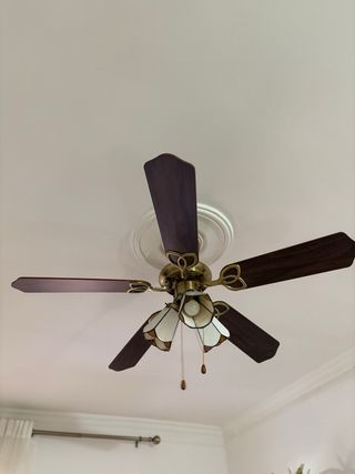 Ventiladores techo madera 5 aspas