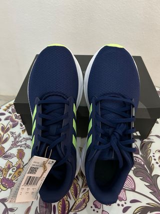 Zapatillas Adidas Galaxy - Azul y Verde