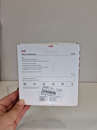 Cable UGREEN USB-C a HDMI SKU: 240825-08