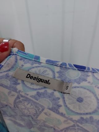 Vestido Desigual azul