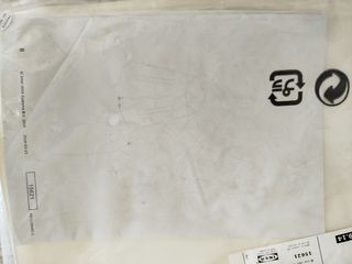 Pantalla IKEA KRUSNING blanca