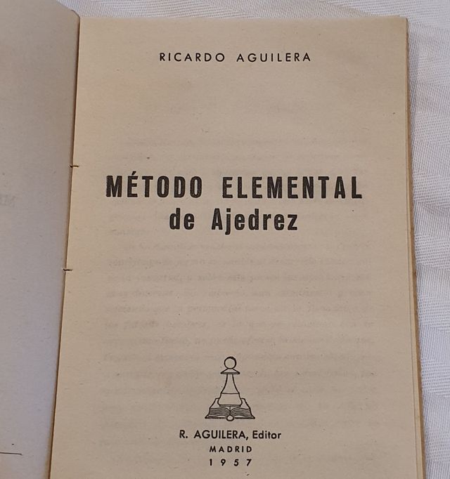 Método elemental del ajedrez.